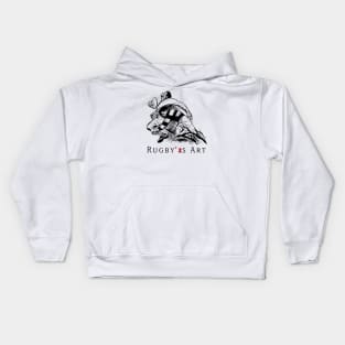 Rugby Tackle by PPereyra Kids Hoodie